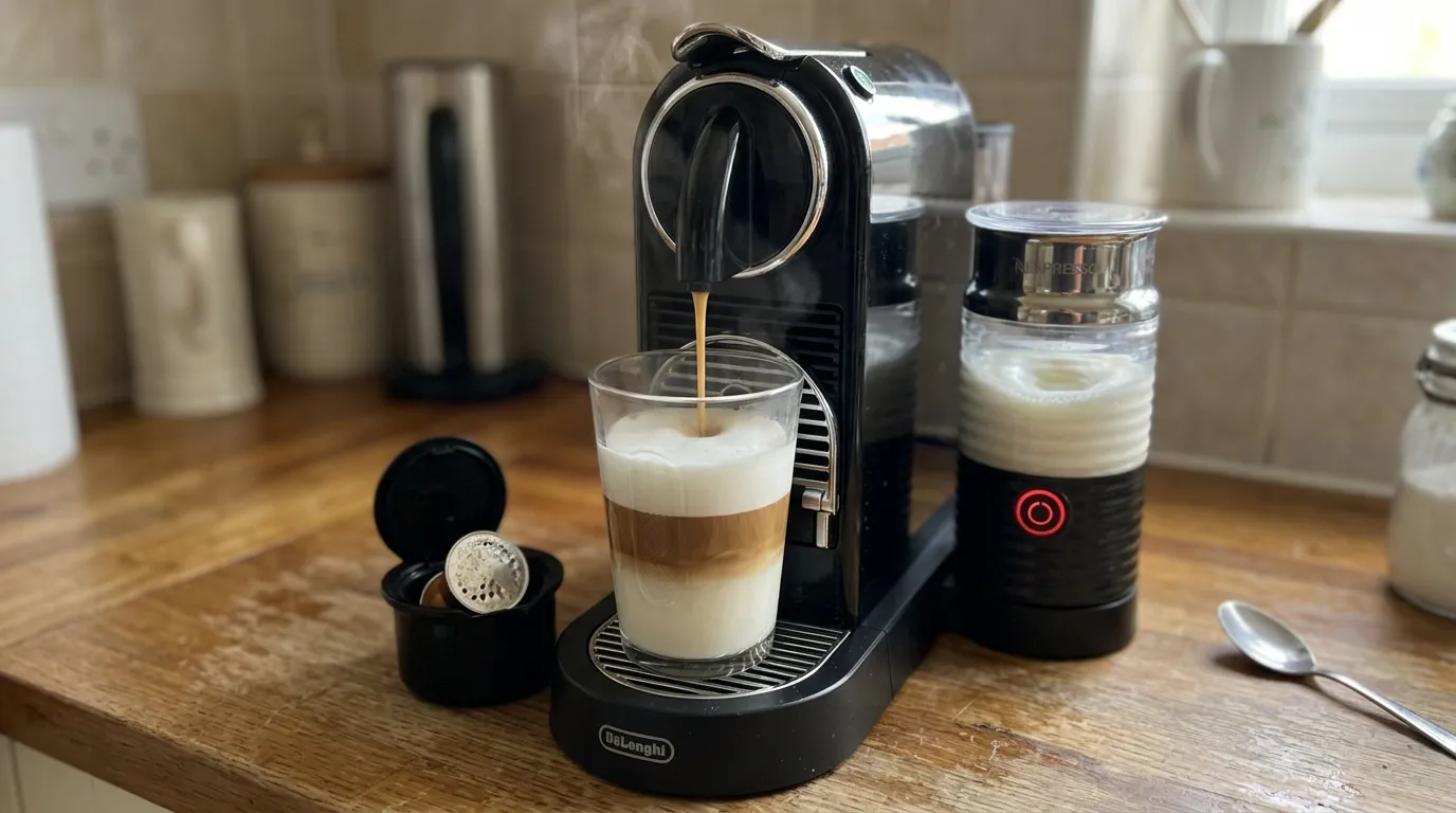 DeLonghi Nespresso CitiZ action